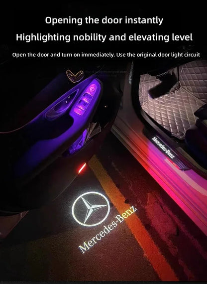 MERCEDES car led projector.