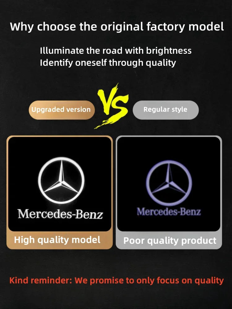 MERCEDES car led projector.